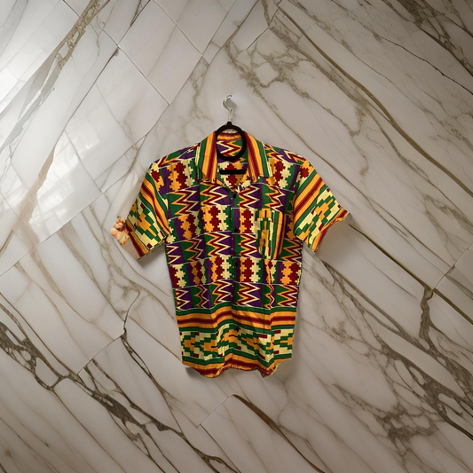 Men’s Ankara Print Shirt 2.1